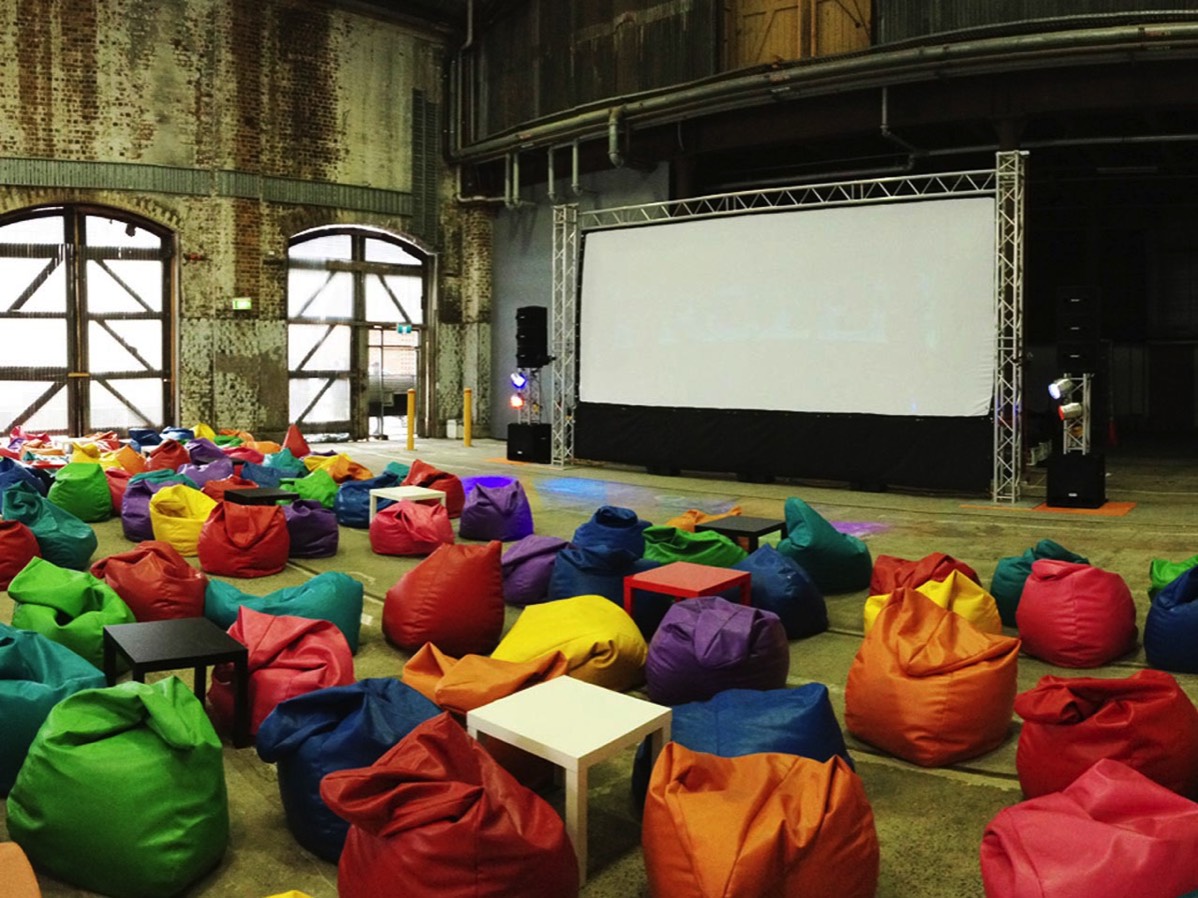 Indoor Pop Pop Up Cinema at Carriageworks Sydney