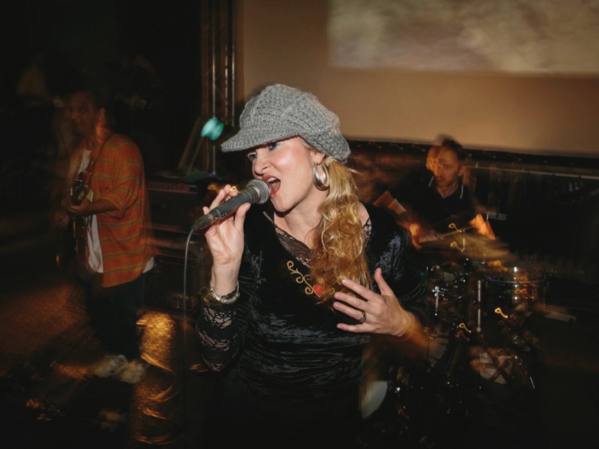 Live performance Pop Up Cinema at BEAMS Arts Festival Chippendale