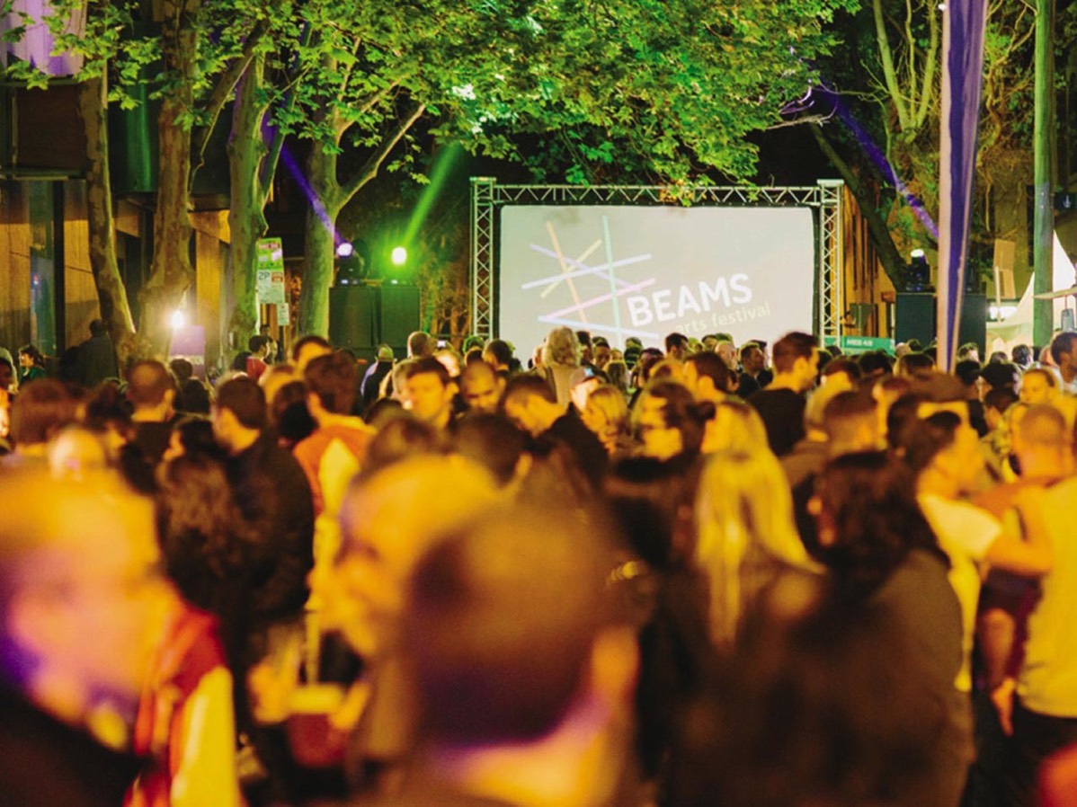 Pop Up Cinema at BEAMS Arts Festival Chippendale