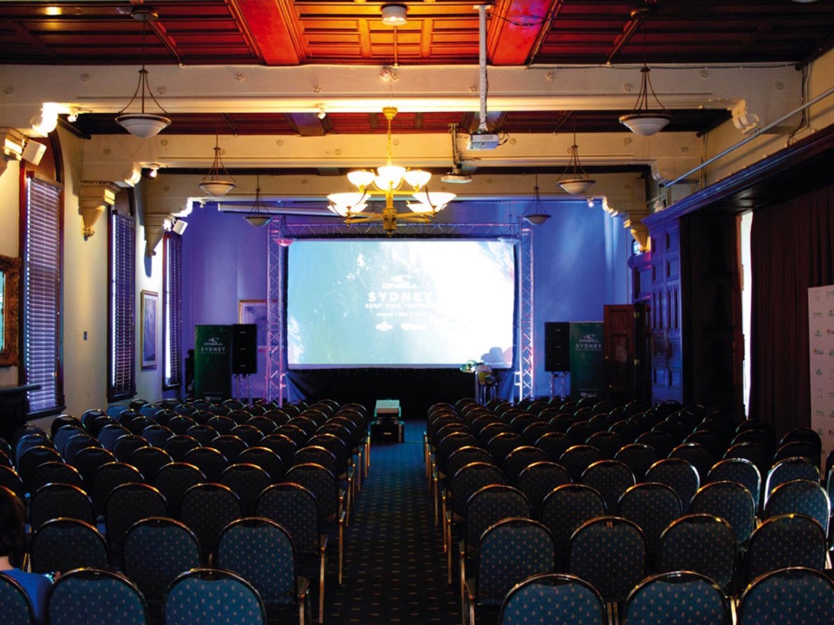 Pop Up Cinema Sydney Surf Film Festival at ICMS Manly