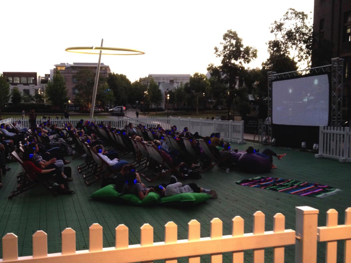 Silent Cinema at Central Park